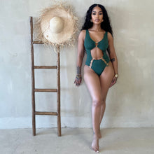 Load image into Gallery viewer, SEYCHELLES SWIMSUIT-GREEN
