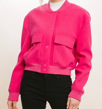 Load image into Gallery viewer, MANHATTAN JACKET-FUCHSIA
